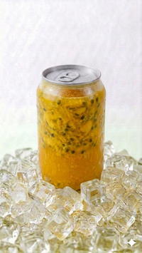 عصير(باشن فروت+ برتقال)